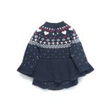 【マシンウォッシャブル】ノルディック風ハート柄カバーオール | ブランシェス | 詳細画像20 