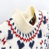 【マシンウォッシャブル】ノルディック風ハート柄カバーオール | ブランシェス | 詳細画像5 