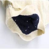 【マシンウォッシャブル】ノルディック風ハート柄カバーオール | ブランシェス | 詳細画像8 