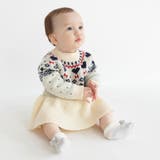 アイボリー | 【マシンウォッシャブル】ノルディック風ハート柄カバーオール | ブランシェス