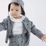 【WEB先行】【b.+A】金子綾/ベビー ニット カーディガン おそろい | ブランシェス | 詳細画像5 