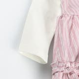 【おそろい】ストライプ柄ロゴ刺しゅうカバーオール | ブランシェス | 詳細画像13 