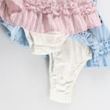 【おそろい】ストライプ柄ロゴ刺しゅうカバーオール | ブランシェス | 詳細画像15 