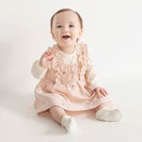 ピンク | ハート柄刺しゅうカバーオール | ブランシェス