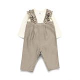 フリルサロペット風カバーオール | ブランシェス | 詳細画像2 