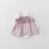 【おそろい】胸フリルカバーオール | ブランシェス | 詳細画像8 