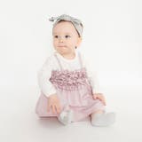 【おそろい】胸フリルカバーオール | ブランシェス | 詳細画像9 