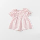 【おそろい】シャーリングリボンカバーオール | ブランシェス | 詳細画像8 