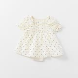 アイボリー | 【おそろい】シャーリングリボンカバーオール | ブランシェス