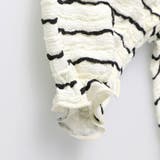 【おそろい】カットジャガードサロペット風カバーオール | ブランシェス | 詳細画像4 