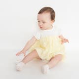 アイボリー | お花付きバルーンカバーオール | ブランシェス