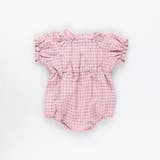 リボン付きチェック柄カバーオール | ブランシェス | 詳細画像6 