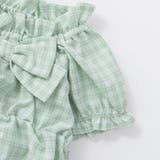 リボン付きチェック柄カバーオール | ブランシェス | 詳細画像9 