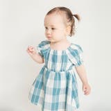 【おそろい】ブロックチェックカバーオール | ブランシェス | 詳細画像6 