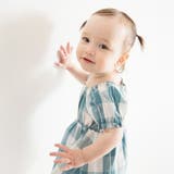 【おそろい】ブロックチェックカバーオール | ブランシェス | 詳細画像7 