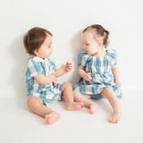 【おそろい】ブロックチェックカバーオール | ブランシェス | 詳細画像8 