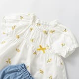 【おそろい】花刺しゅうトップス&ブルマ セット ベビー | ブランシェス | 詳細画像2