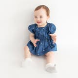 【おそろい】ハート刺しゅうデニムトップス＆ブルマセット | ブランシェス | 詳細画像1 