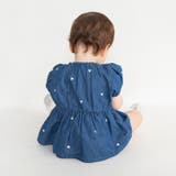 【おそろい】ハート刺しゅうデニムトップス＆ブルマセット | ブランシェス | 詳細画像12 