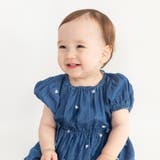 【おそろい】ハート刺しゅうデニムトップス＆ブルマセット | ブランシェス | 詳細画像13 