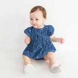 【おそろい】ハート刺しゅうデニムトップス＆ブルマセット | ブランシェス | 詳細画像9 