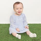 サックス | 【miffy/ミッフィー】総柄刺しゅうカバーオール | ブランシェス