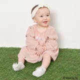 ピンク | 【miffy/ミッフィー】総柄刺しゅうカバーオール | ブランシェス