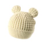 アイボリー | アニマル耳ニット帽 | ブランシェス