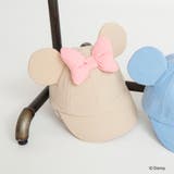 ベージュ | 【Disney/ディズニー】耳つきダンガリーキャップ | ブランシェス