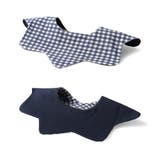 【ベビー/リバーシブル】ギザギザギンガムチェックスタイ | ブランシェス | 詳細画像5 