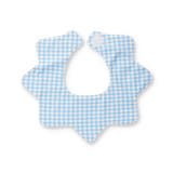 ブルー | 【ベビー/リバーシブル】ギザギザギンガムチェックスタイ | ブランシェス