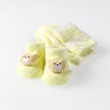 クリーム | 【ベビー】もこもこレッグウォーマー＆ソックスセット | ブランシェス