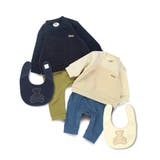 【ベビー】くま異素材MIXスタイ | ブランシェス | 詳細画像11 