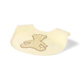 アイボリー | 【ベビー】くま異素材MIXスタイ | ブランシェス