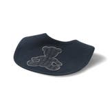 ネイビーブルー | 【ベビー】くま異素材MIXスタイ | ブランシェス