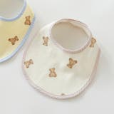 アイボリー | くま総柄スタイ | ブランシェス