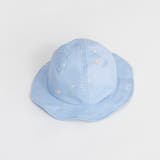 サックス | 【ベビー】総柄刺しゅうハット | ブランシェス