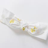 【おそろい】花刺しゅうヘアバンド ベビー ベビー小物 | ブランシェス | 詳細画像3
