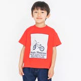 レッド | 【bコレ / 綿100％】グラフィック半袖Tシャツ 子供服 キッズ | ブランシェス