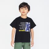 ブラック | 【bコレ / 綿100％】グラフィック半袖Tシャツ 子供服 キッズ | ブランシェス