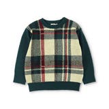 【洗濯機で洗える】タータンチェック柄ウォッシャブルニット 子供服 キッズ | BRANSHES | 詳細画像2