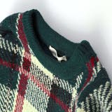 【洗濯機で洗える】タータンチェック柄ウォッシャブルニット 子供服 キッズ | BRANSHES | 詳細画像4