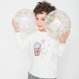 アイボリー | 【シリーズ】サーカスモチーフ長袖Tシャツ ロンT 子供服 キッズ | ブランシェス