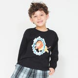 ブラック | 【シリーズ】サーカスモチーフ長袖Tシャツ ロンT 子供服 キッズ | ブランシェス