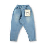 ブルー | ガーデナーテーパードデニムパンツ 子供服 キッズ | ブランシェス