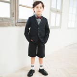 【特典付き】キメ服3点セット(BOYS ネイビーハーフパンツ) 子供服 キッズ | ブランシェス | 詳細画像1