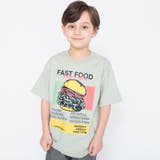 ライトグレー | 【bコレ】グラフィック半袖Tシャツ 子供服 キッズ | ブランシェス