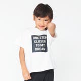 オフホワイト | 【抗菌・消臭・防汚】ボックスロゴ半袖Tシャツ 子供服 キッズ | ブランシェス