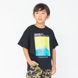 ブラック | 水彩グラフィック半袖Tシャツ 子供服 キッズ | ブランシェス