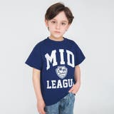 ネイビーブルー | 【bコレ / 綿100%】グラフィック半袖Tシャツ 子供服 キッズ | ブランシェス